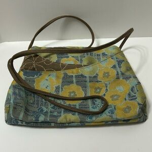 Maruca crossbody floral fabric bag handmade in Boulder Co.